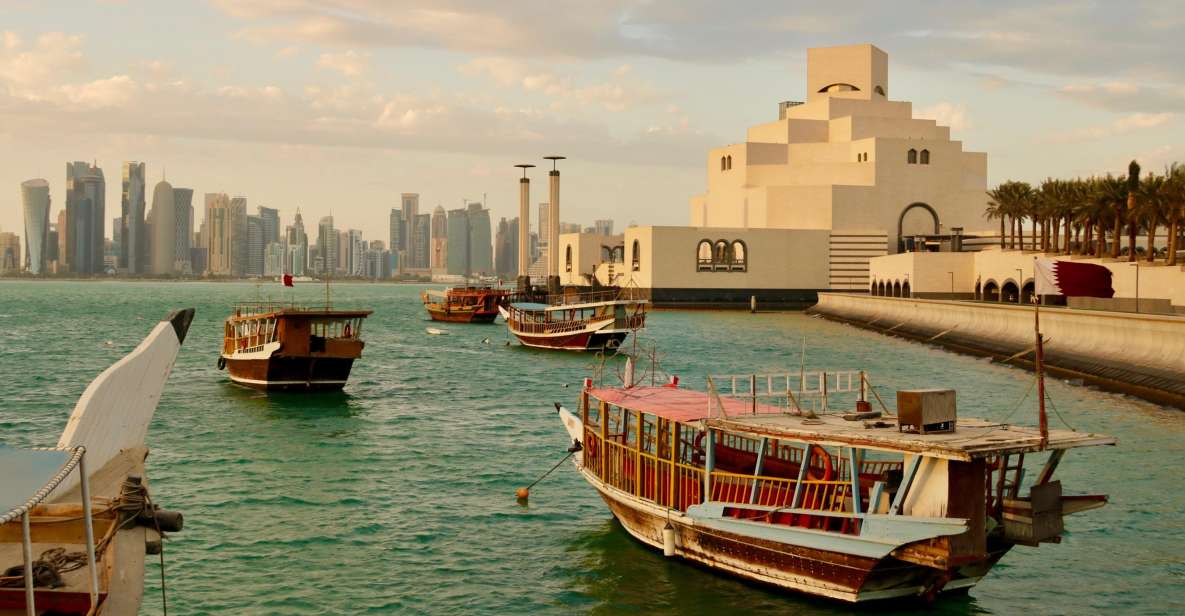 Doha: City Tour with Dhow Boat Ride Private Tour