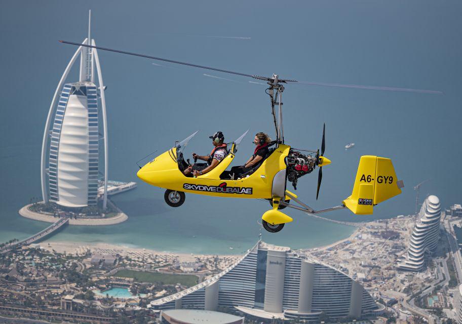 Dubai. Gyrocopter Introductory FIight &جولة جوية خاصة الجيروكوبتر